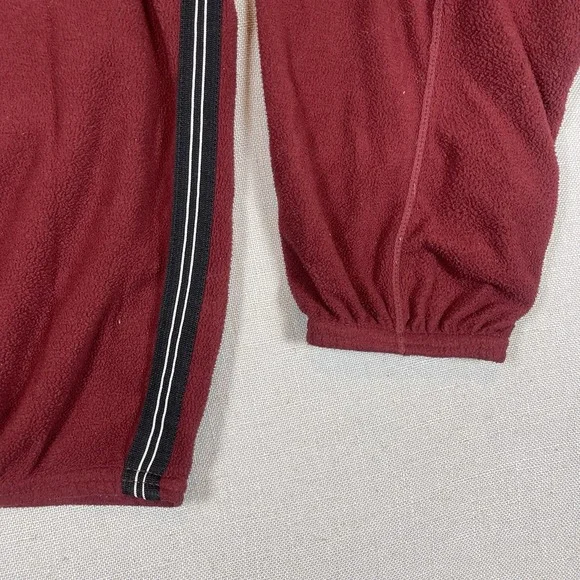 Vintage Nike Fleece Sweatshirt Mens M Red Pullover Swoosh Athletic Crewneck 90s - Picture 4 of 9